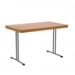 Klapptisch, 120x70 cm (B/T), 72 cm hoch, T-Fuß, 